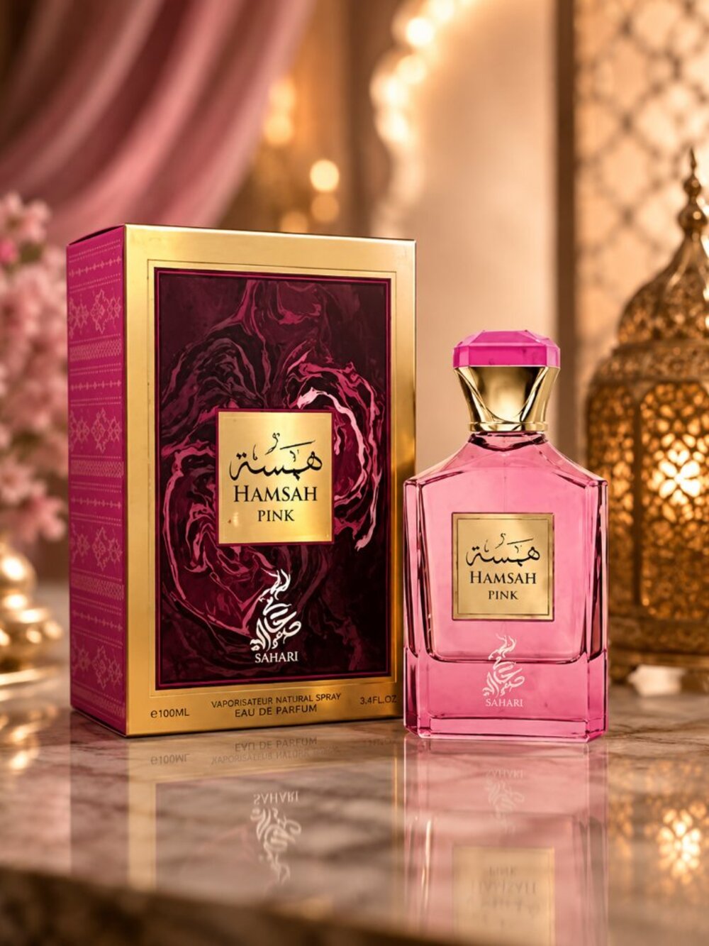 Hamsah Pink By Sahari EDP 100ML 3.4 Oz